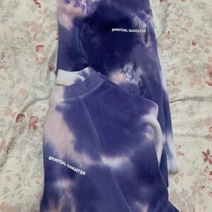 Spiritual Gangster Purple Tie-Dye Set
